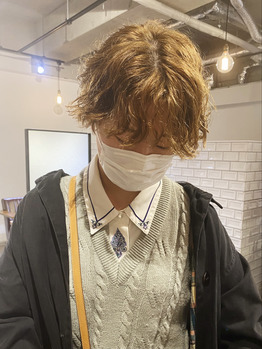 《 miki 》 明るめカラーに相性抜群パーマスタイル！_20210402_1