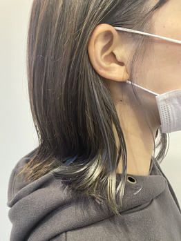 《 miki 》耳かけスタイルにはインナカラーを ◯_20211019_1