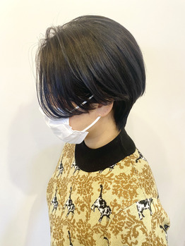 《 miki 》ブリーチ履歴を活かした暗髪ブルーカラー _20211208_1