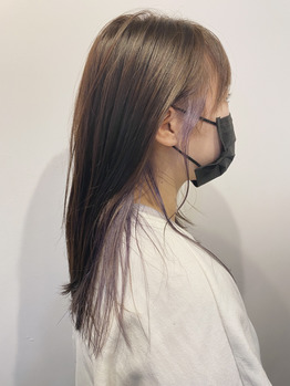 《 miki 》初ブリーチはインナーカラーで ＊_20211130_1