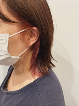 i063644360_349-262 《 miki 》深みピンクで秋を楽しむ、インナーカラー!_20210907_1