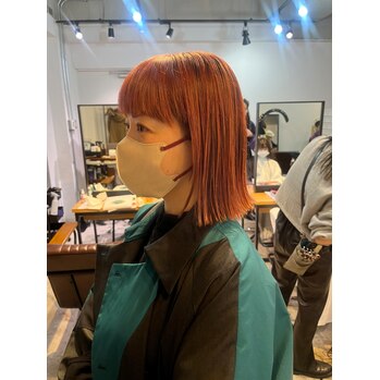 ハイライトでつくるアプリコットボブ_20230122_1