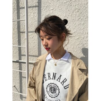 トレンチに合わせたカラーリング&アレンジ_20210401_1