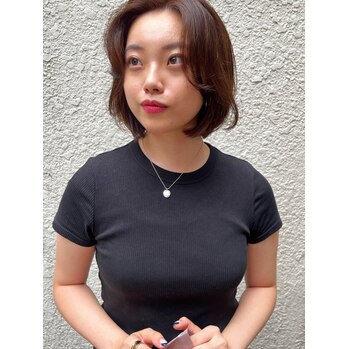 暖色カラーとレイヤーボブ_20220816_1