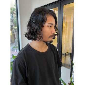 【HIKARI】癖毛を活かしたパーマ風カット_20240913_3