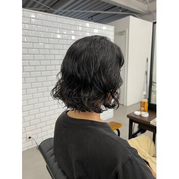 【HIKARI】癖毛を活かしたパーマ風カット_20240913_1