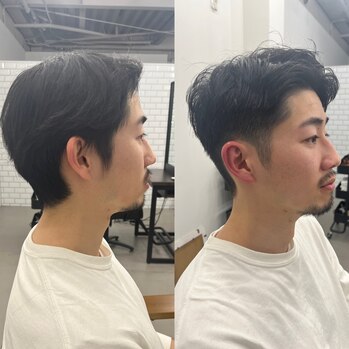 【 HIKARI】無造作で男らしくも上品なメンズカット_20250221_1