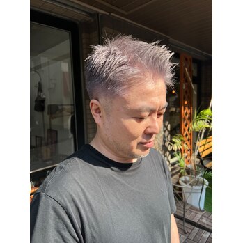 【HIKARI】メンズ白髪活かしカラー_20240804_1