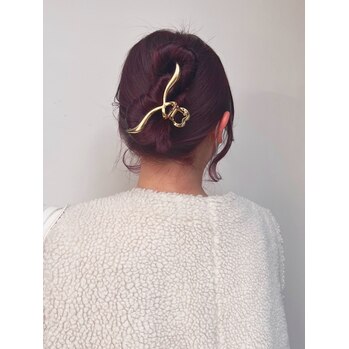 アップスタイルにしても可愛いカラー_20220408_1